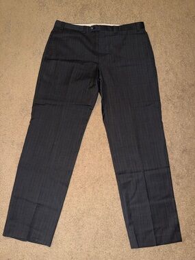 Lauren Ralph Lauren gray stripe dress pants